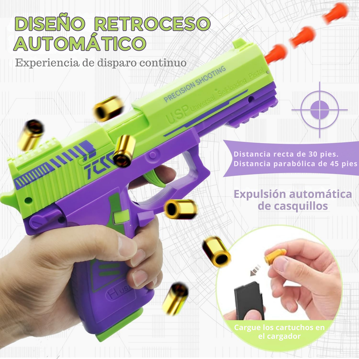 Pistola USP Shell Anti Estrés